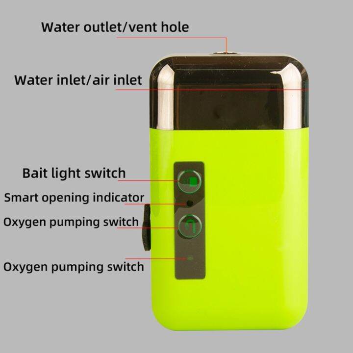 intelligent-sensor-water-oxygen-pump-portable-smart-induction-led-lighting-usb-outdoor-fishing-oxygenation-air-pump