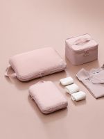 6set/pcs Compression Travel Bags Waterproof Clothes Storage Luggage Organizer Pouch Packing Cubes Shoes Underwear Bag Toiletry