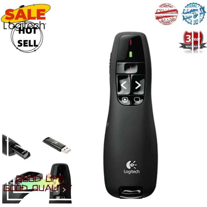 Projector logitech R400 Wireless Presenter Red Laser Pointer 2.4GHz ...