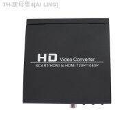 【CW】✶❡⊕  1080P Digital Converter Definition Video SCART to HDMI-compatible with EU/US Plug