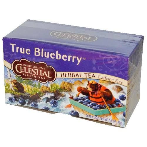 celestial-seasonings-herbal-tea-caffeine-free-true-blueberry-20-tea-bags-ชาสุขภาพ