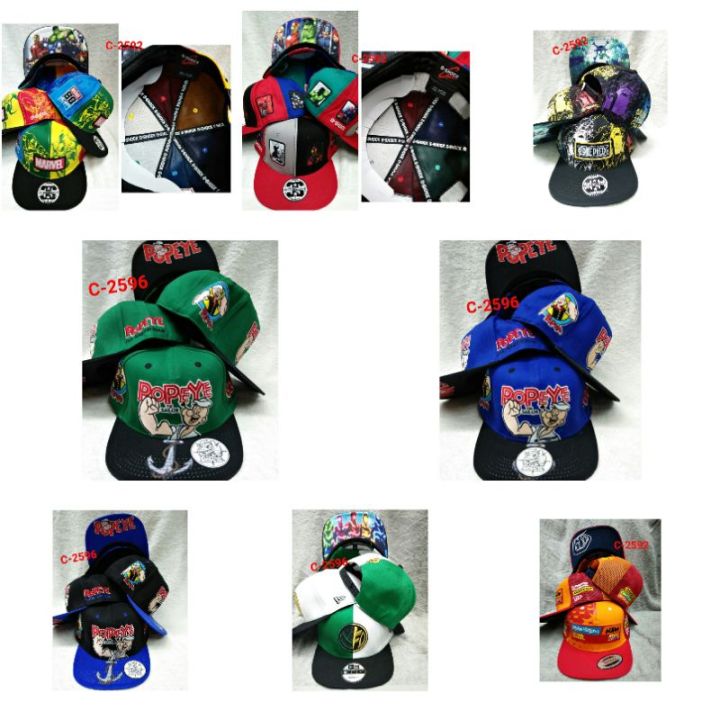 MEIGOH82 TOPI MARVEL ONE PIECE POPEYE POWER RANGERS KTM TRAYLEE GSHOCK ...