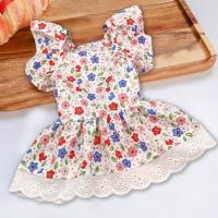 Lightweight Puppy Dress Easy-wearing Pet Dress Breathable Princess Style Pet Skirt  Dress Up Dresses