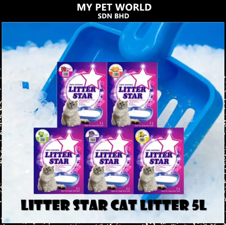 Litter Star Crystal Cat Litter Pasir Kucing 5L Lazada