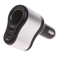 【LZ】◇☢  Upgraded Car  Plastic USB Car  Port Fast Charge Car  Adapter CigaretteLighter Adapter Lightweight