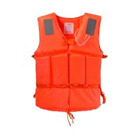 Swimming Life Jacket Survival Suit Water Buoyancy Jacket Adjustable with Whistle Water Sports Survival for Kayaking Boating  Life Jackets