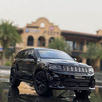 1:32 JEEPS Grand Cherokee SUV Alloy Off-Road รถรุ่นพวงมาลัยโช้คอัพเสียงและแสงของเล่นรถของขวัญเด็กรุ่นรถ