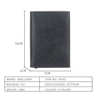 2021 Rfid Men Card Wallets Free Name Engraving Slim Mini Wallet Zipper Magnetic Button Card Holders Small Card Purse