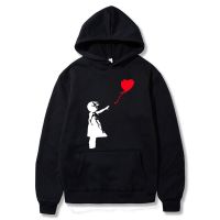 World Peace Hoodies Sweatshirts Men/Kcco Balloon Banksy Love Hooded Sweatshirt Hoodie Spring Autumn Warm Print Hoody Size XS-4XL