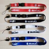 Suzuki สายคล้องคอ Lanyard ที่ถอดออกได้รถโลโก้ ID Work Card โทรศัพท์มือถือ Hang Rope