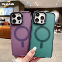 KISSCASE เคสแม่เหล็กติดโทรศัพท์เป็นมิตรกับผิวสำหรับ Iphone 14 13 12 Pro Max เคส13Pro โปร่งแสงกันกระแทกสำหรับ Iphone 14 Pro Max