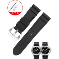 ▶★◀ Suitable for rubber watch strap Suitable for Panerai submarine series PAM111 441 616 01209 black silicone strap