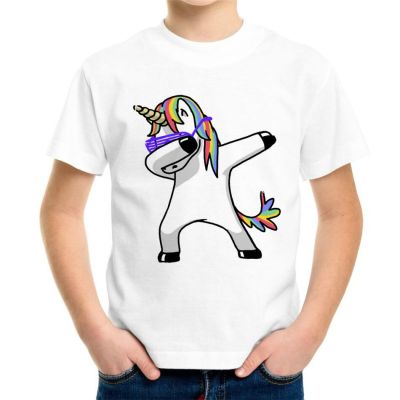 Joyonly 2018 Children 3d T-shirt Cute Unicorn Cat Rabbit Printed Dabbing T shirt Boys Girls Cool Tops Kids Baby Clothes 4-20Y