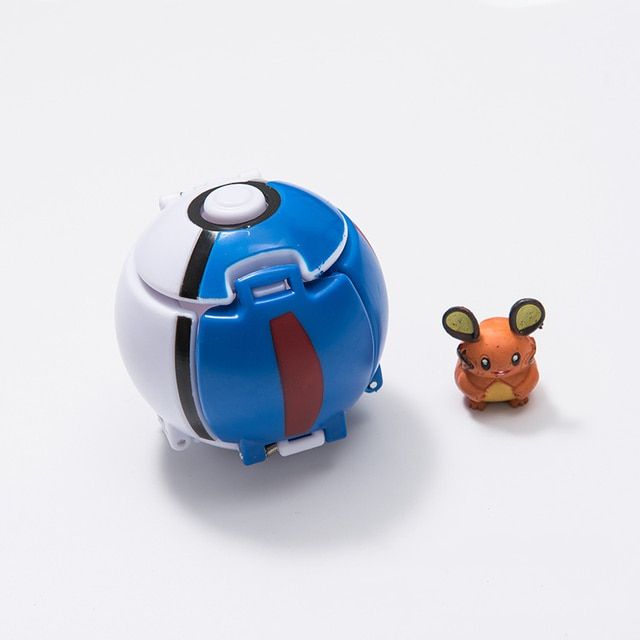 new-pokemon-ball-pokeball-anime-figure-pikachu-squirtle-pocket-monster-variant-pok-mon-elf-ball-toy-action-model-birthday-gift