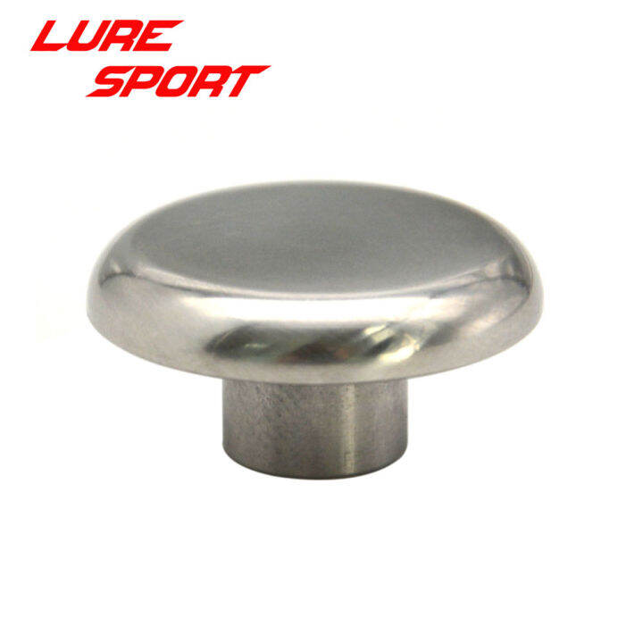 luresport-3ชิ้นสแตนเลสก้นฝาท้ายคันเบ็ดส่วนประกอบอาคารตกปลาขั้วโลกซ่อมอุปกรณ์-diy