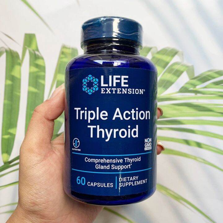 ผลิตภัณฑ์เสริมอาหาร ไทรอยด์ Triple Action Thyroid 60 Capsules (Life ...