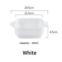 RUX WORKSHOP Nordic solid color ceramic bowl restaurant breakfast salad dessert bowl white black dinner risotto bowl