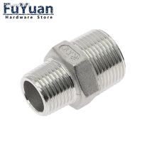 Hex Nipple Union SS304 Stainless Steel Pipe Fitting Connector Coupler water oil 1/8 3/8 1/2 1 1-1/2 BSP Male to Male Thread