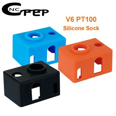 【CW】 3pcs PT100 Heated Block Silicone Cover Warm Keeping Printer Parts Socks