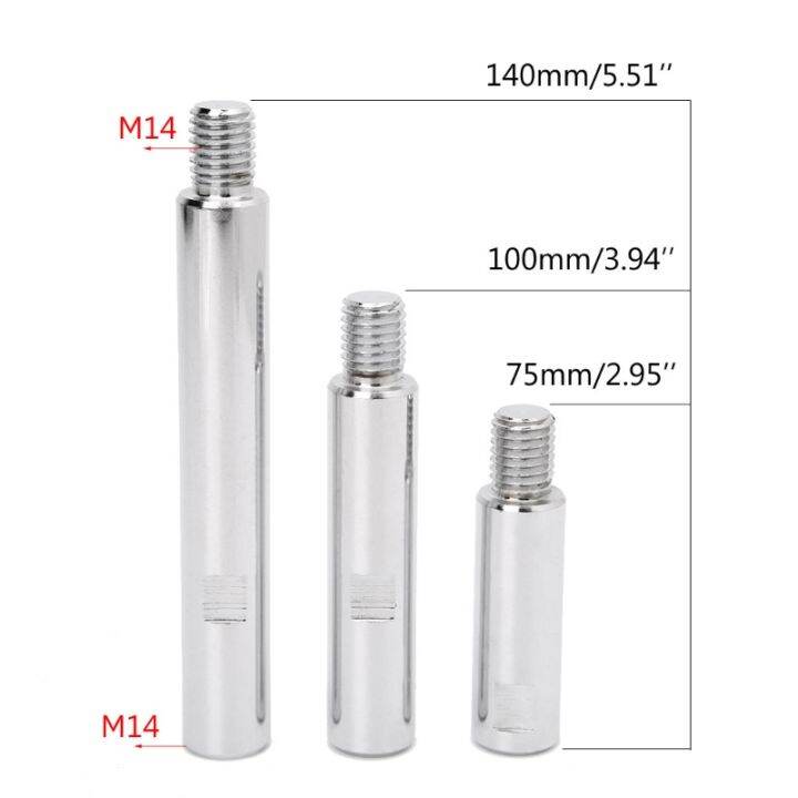 worth-buy-คุณภาพสูงเพลาขยายเครื่องขัดแบบหมุน-m14สำหรับรถยนต์ดูแลขัดอุปกรณ์เสริมกระจุกกระจิก