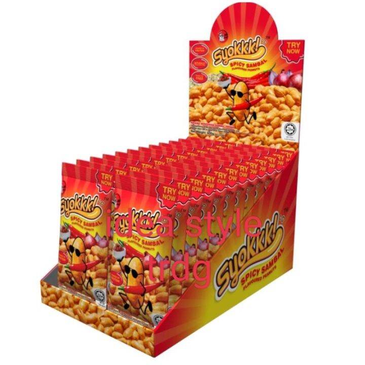 Miaow-Miaow Syokkk Flavoured Peanuts (20g x 24packets ) | Lazada