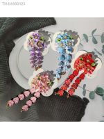 ✌❀ Japanese style handmade flower hairpin Japanese antique hair clip hair accessories headdress flower tassel fan edge clip