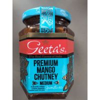 ?New Arrival? Geetas Mango Chutney ซอสมะม่วงกวน สำหรับราด อาหาร 320 กรัม  ??