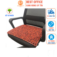 Lót ghế văn phòng, lót ghế ô tô hạt gỗ hương - thông thoáng thumbnail