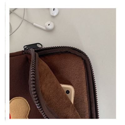【Elecdhy】Ins Cute Laptop Bag Laptop Sleeve Case 10"11"13.3"14"15.6" Tablet Sleeve Pouch