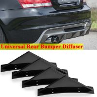 4ชิ้นตัวกระจาย Bemper Belakang โค้งครีบฉลามสปอยเลอร์อเนกประสงค์สำหรับ BMW E81 E82 E87 E88 1ชุดอุปกรณ์เสริมรถยนต์