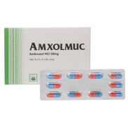 Amxolmuc giúp loãng đờm, tiêu đờm hộp 10 vỉ x 10 viên
