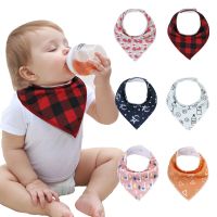 Baby Bib New Waterproof Saliva Scarf Fashion Print Baby Towel Baberos Bebes Soft Cotton Bibs Burp Cloths Accessories