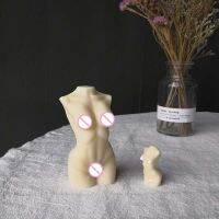 BT0076 New Design Jewelry Keychain DIY Small 3D Human Body Crystal Resin Mould Mini Female Torso Candle Silicone Mold