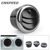 CNSPEED 80มม. ช่องลมระบายอากาศหมุนช่องระบายอากาศรถยนต์เครื่องปรับอากาศแผงหน้าปัดรถยนต์เครื่องเบี่ยงระบายอากาศแบบสากลสำหรับรถคาราวานชาวค่าย