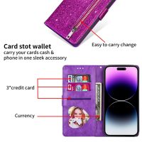 Wholesalewallet Glitter สำหรับ 14 PRO MAX 13 PRO MAX 12 PRO MAX 11 PRO MAX SE 2022 x XR XS 8 7 6 6S PLUS 5S SE จัดส่งฟรี