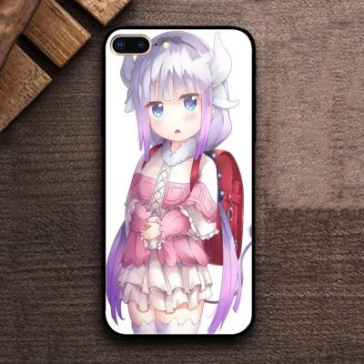 Kamui Kanna Kobayashi-San Chi No Maid Dragon Loli Horns วอลเปเปอร์น่ารัก DIY ออกแบบเองกระจกเทมเปอร์เคสสำหรับ Apple Iphone โทรศัพท์11 12 Mini 13 Pro Max 6 7 Plus 8 X Max XR Samsung Galaxy S9 S10 + P20คู่ Huawei