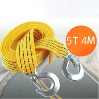 5 Ton 4 Meter Tow Rope for Truck Snatch Strap Off-road Towing Ropes Trailer Winch Cable Belt Car Traction-Huidkeir