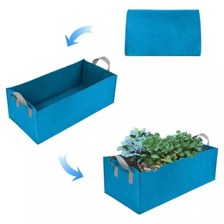 1pcs-fabric-raised-garden-bed-square-felt-garden-flower-grow-bag-vegetable-planting-bag-planter-pot-with-handles-planting-bag