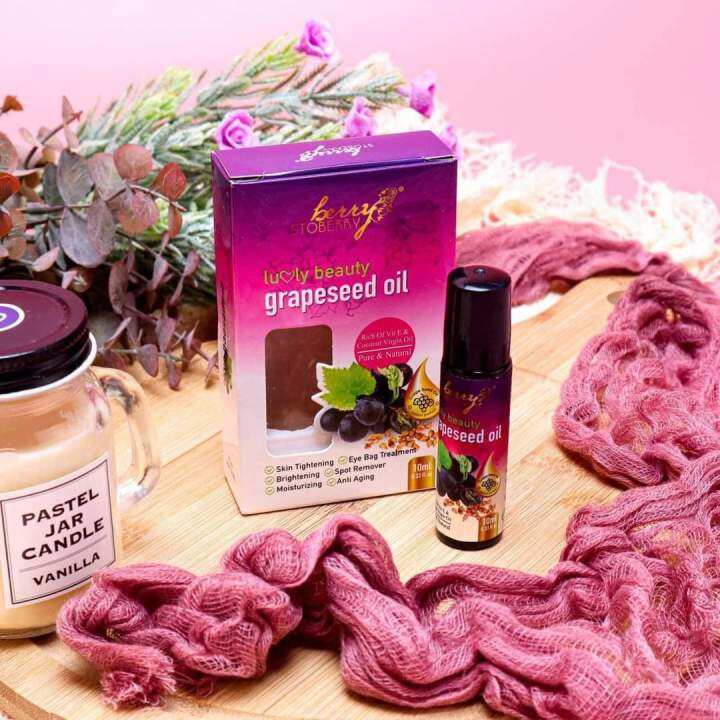 🔥 READY STOCK 🔥GRAPE SEED OIL BERRY STOBERRY ORIGINAL Lazada