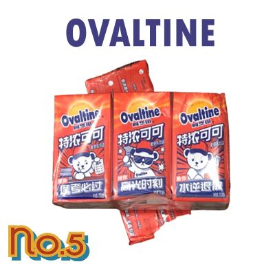 No.5 Ovaltine Extra Strong Cocoa Malted Milk Drink 250ml*18 Bottles