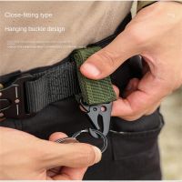 Mouth Buckle Webbing Outdoor Climbing Keychain Clip 18g 1pcs Camping Supplies