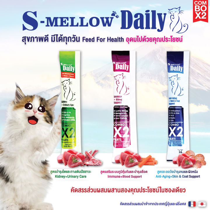 s-mellow-daily-for-cat-อาหารเสริมในรูปแบบขนม-เพื่อสุขภาพที่ดีของสัวต์เลี้ยงที่คุณรัก