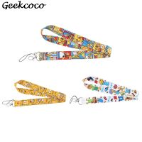 10pcslot J1680 Cartoon Kawaii Lanyard Mobile Phone Key Card Identification Straps USB Badges Holder Hanging