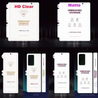 HD&amp;Matte Front and Back Full Cover Hydrogel Film for Samsung Galaxy Fold Z Fold 2 3 Membrane Unbreakable TPU Screen Protector