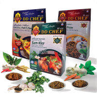 ?รวมเครื่องผัด DD CHEF เครื่องสามเกลอ, เครื่องผัดฉ่า/ผัดขี้เมา, เครื่องผัดกะเพรา สำเร็จรูป 3 กล่อง 1 กล่อง ใช้ได้ 4 ครั้ง / ตกจานละ 21.25 บาท?