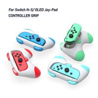 2 Pcs/Box Cute Cartoon Controller Grip For NS Joy-con Switch&amp;Switch Oled ABS Material Anti-slid Gamepad Accessories Gift For Kid Controllers