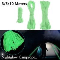 High Quality 3/5/10 Meters Luminous Rope 7Strands Paracord Cords 550LB Camping Equipment Lanyard Ropes Camp Glow Paracords