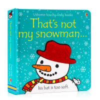 Usborne, thats not my snowman that S not my snowman English original picture book young tactile cognition cardboard touch Book Baby English Enlightenment parent-child reading theme