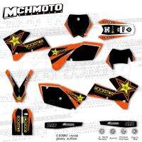 MCHMFG For KTM 125 200 250 300 400 450 525 540 EXC 2005 2006 2007 Full Graphics Decals Stickers Kit Custom Number Name Stickers