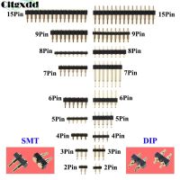 10pcs Male Spring Loaded Pogo Pin header Female Target Connector Mate 2.54mm Pitch 2 3 4 5 6 7 Positions Through Hole PCB